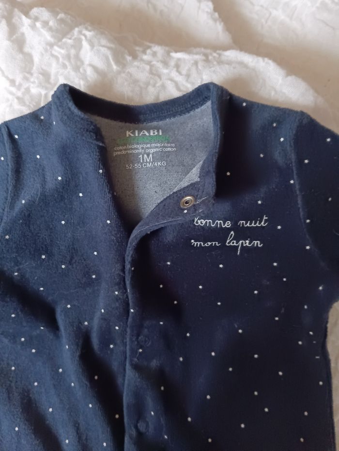 Pyjama bébé velours d'éponge - photo numéro 2