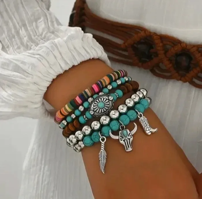 5 bracelets Grunge - photo numéro 3