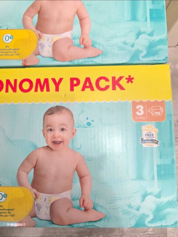 🍼 Pampers Premium Protection T3 Lot de 2 × 112 couches (6–10 kg)
- photo numéro 2