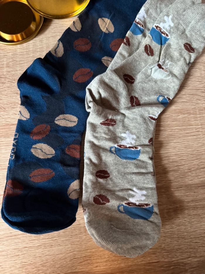 Chaussettes humour café homme - photo numéro 2
