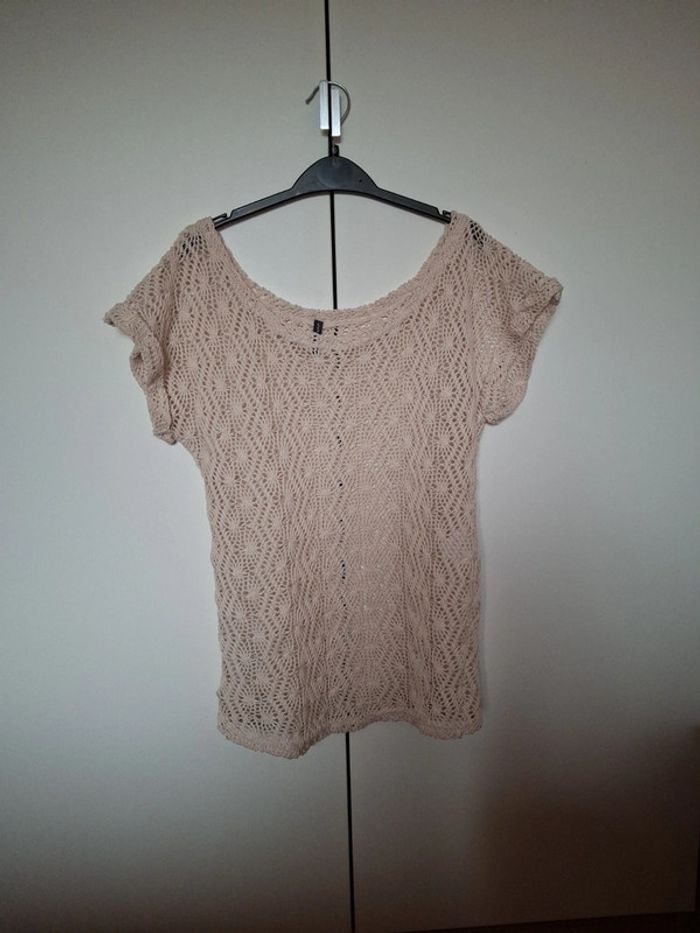 Pull léger beige - photo numéro 3