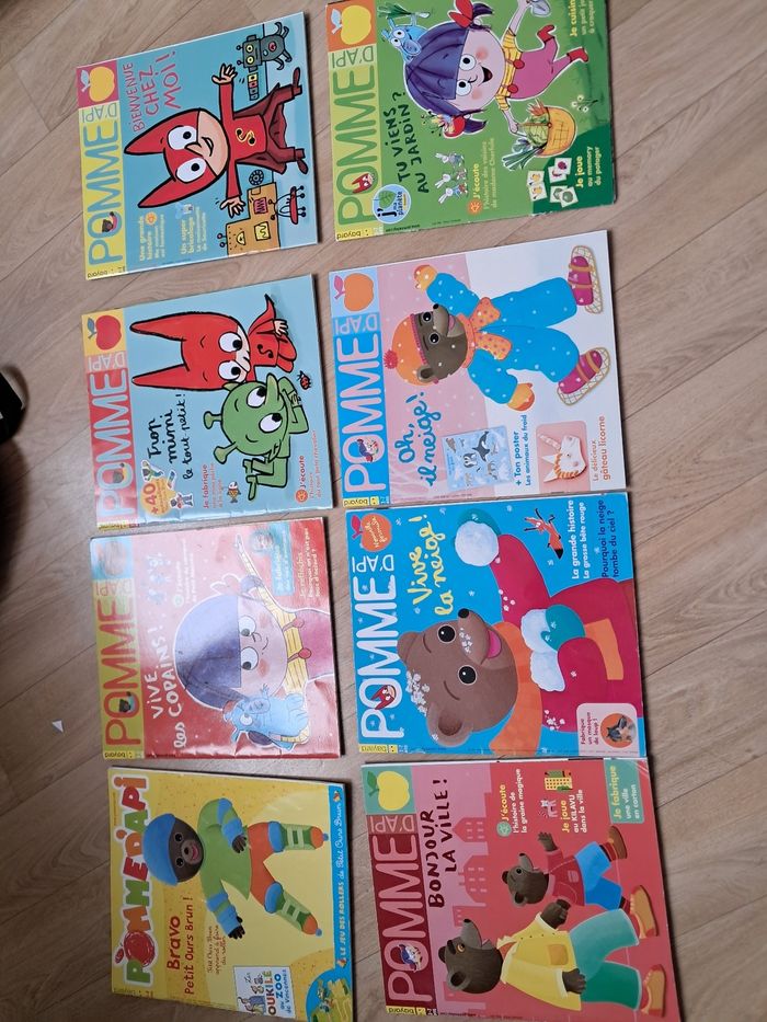 Lot de magazines Pomme d'Api