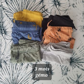 6 shorts 3 mois