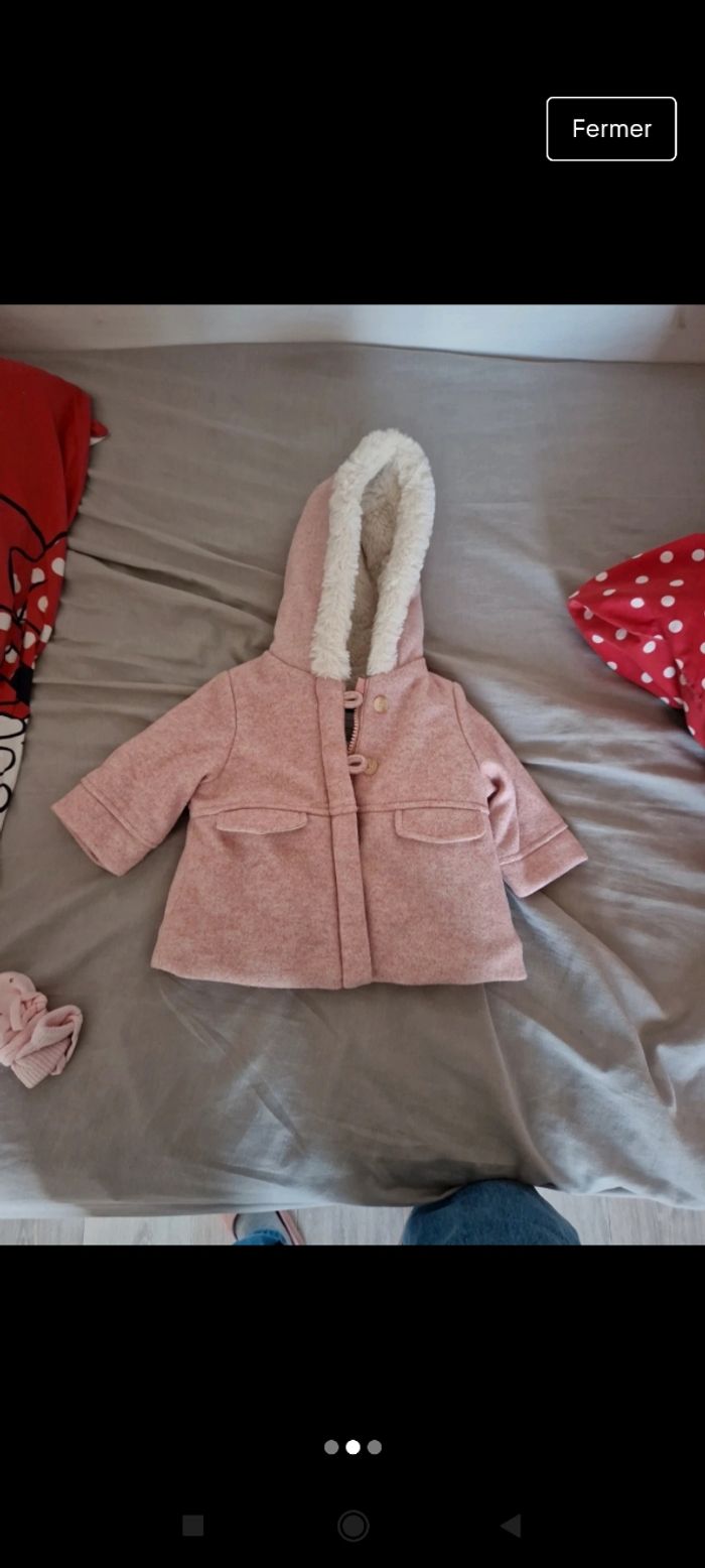 Manteaux fille 6/9mois