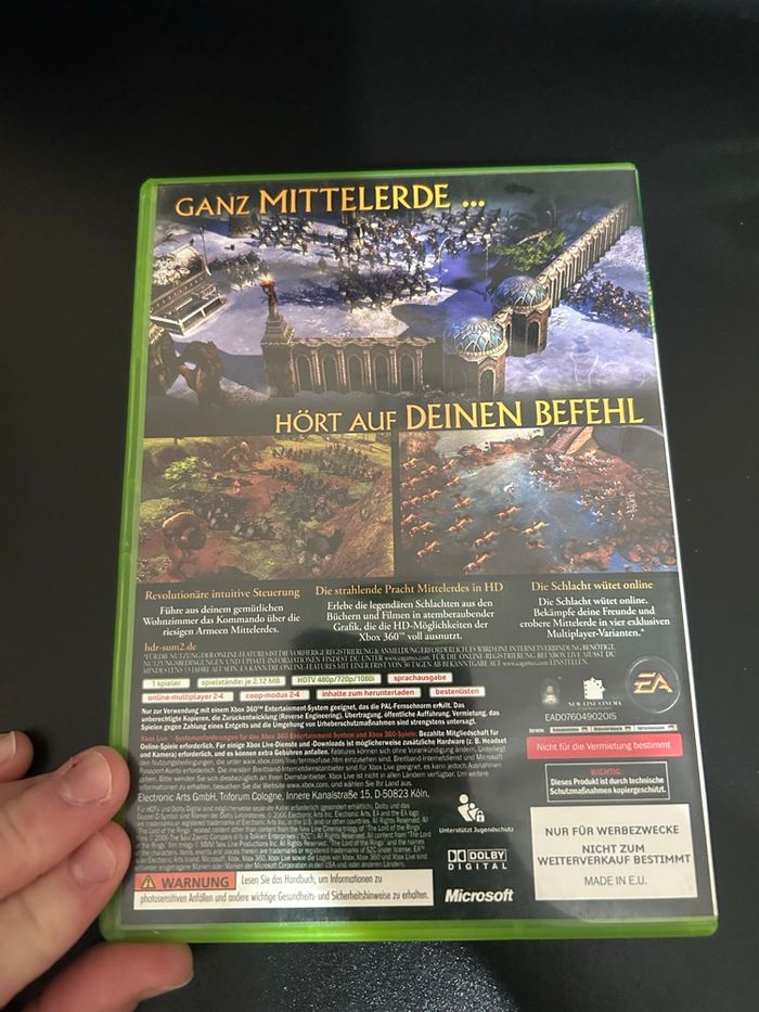 12 NUR FUR WERBEZNECKENICHT ZUM WEITERVERKAUFBESTIMMT Le Seigneur des Anneaux : La Bataille pour la Terre du Milieu IIXbox 360 - photo numéro 4
