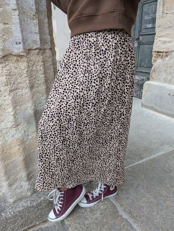 Jupe longue léopard beige/marron
Taille 12 ans