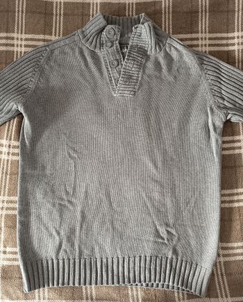 Pull Gris à Col Montant - Taille L / Angelo Litrico