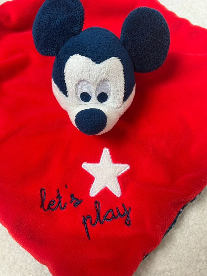 Doudou plat Mickey Nicotoy - photo numéro 2