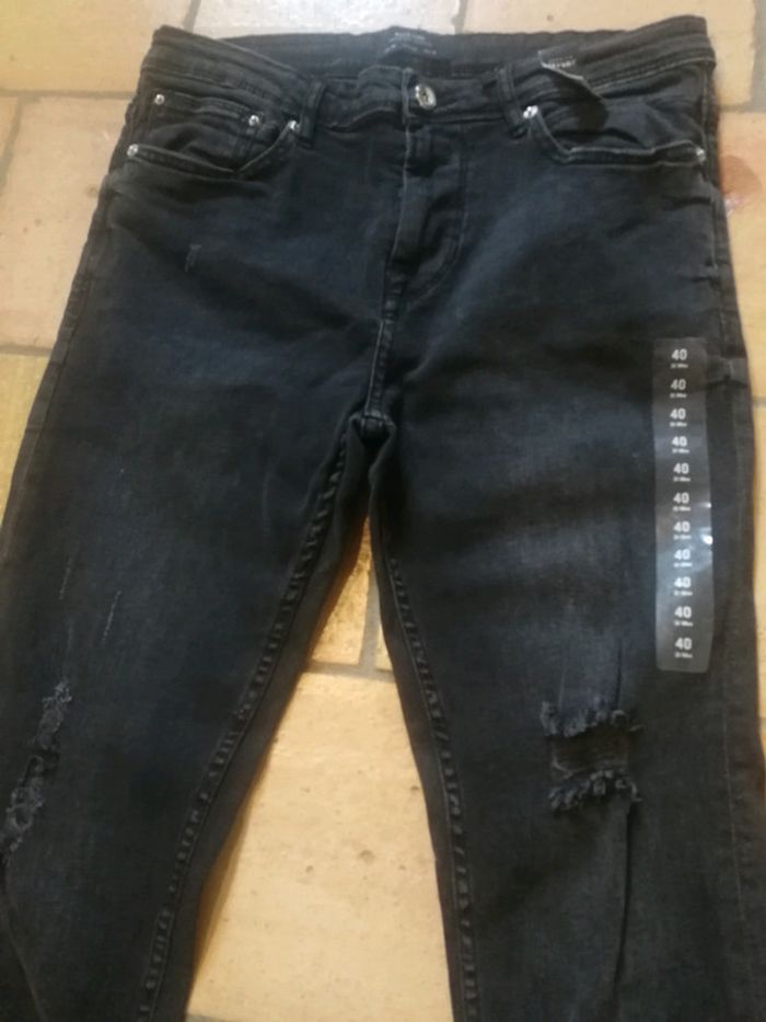 Jean noir skinny Lefties S - photo numéro 2