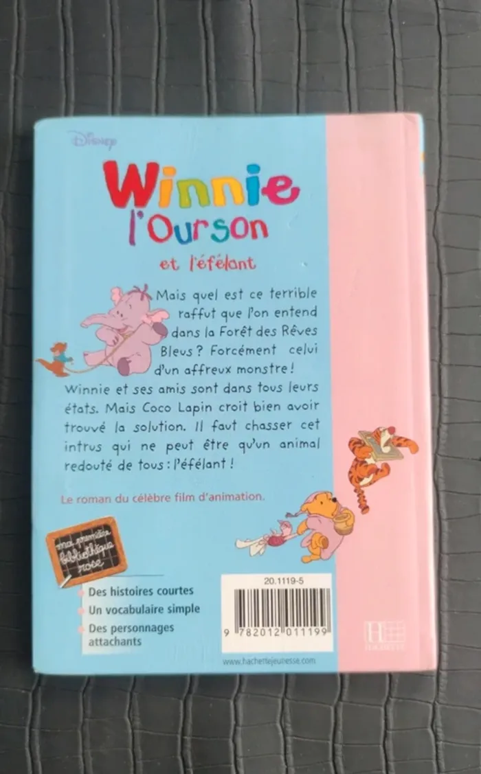 Ma première bibliothèque rose Winnie l'ourson et l'éfélant - photo numéro 2