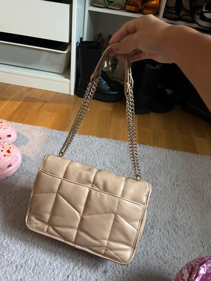 Sac à main bandoulière épaule beige Parfois - photo numéro 2