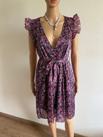 Robe imprimée à manches courtes Lilie Rose taille M/L jamais portée