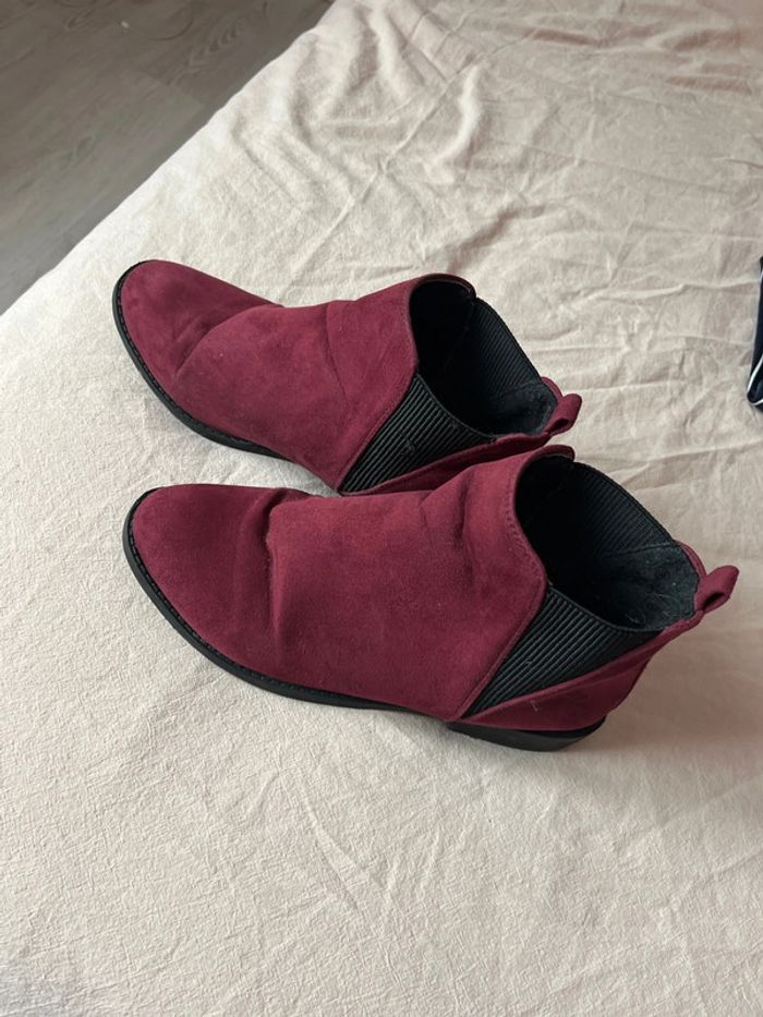 Bottines prunes Primark