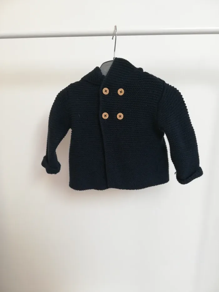 Veste à capuche kiabi 1-3mois