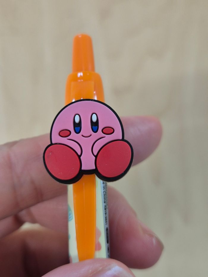 Stylo bille rétractable Kirby encre orange - photo numéro 2