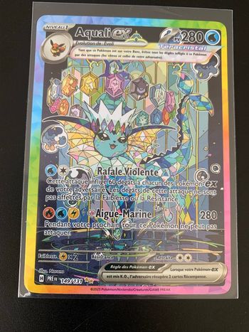 Carte Aquali Ex 149/131 Évolutions Prismatiques Pokémon