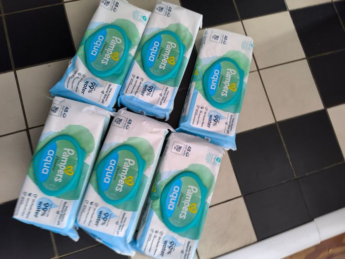 Lingettes Pampers Harmonie Aqua
