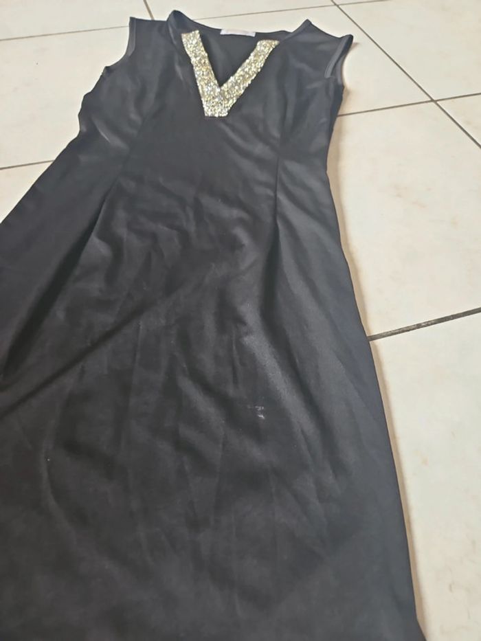 Robe col v taille s - photo numéro 2