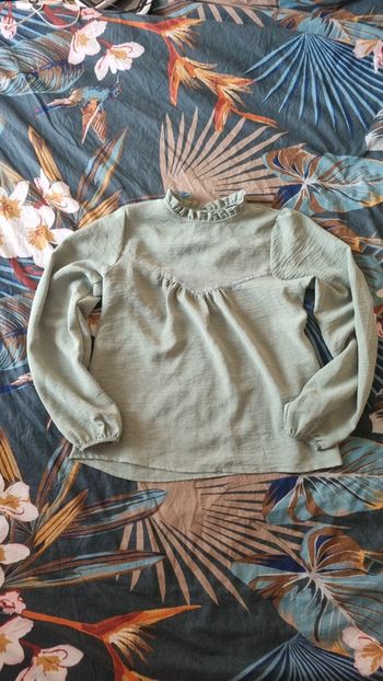 Blouse verte T34/xs
