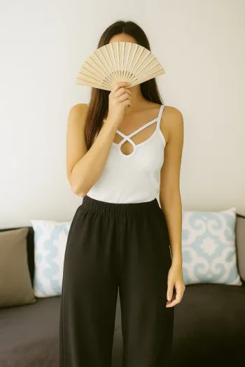 Top blanc court Lefties - neuf avec étiquette - taille S