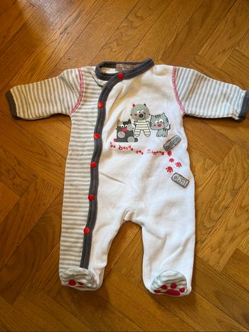 Pyjama Bébé rêve 1 mois Chatons