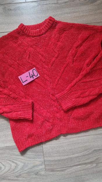 Gros pull Pimkie rouge grand et chaud tout doux 42 / 44