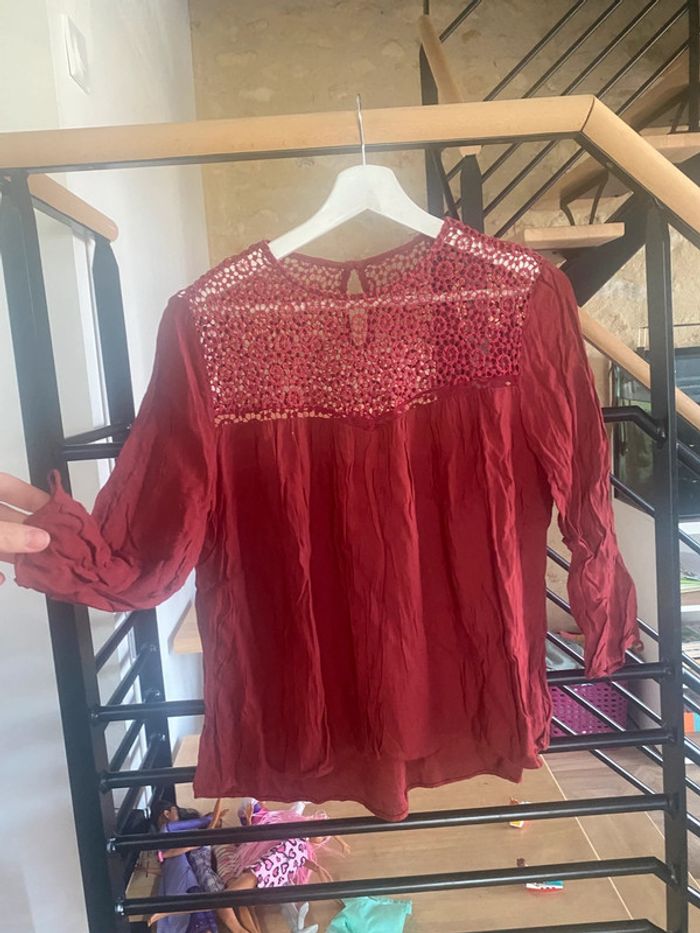 Blouse bordeaux