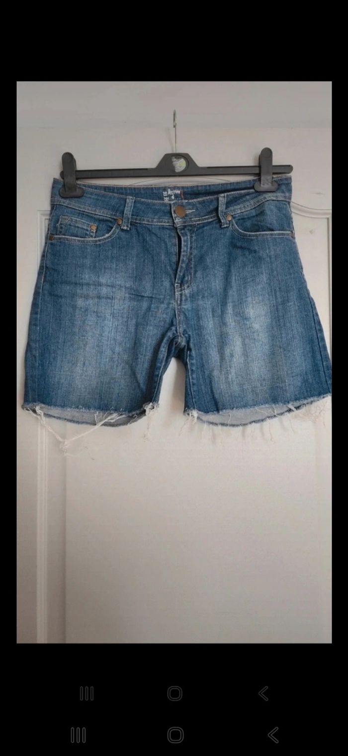 Short en jeans