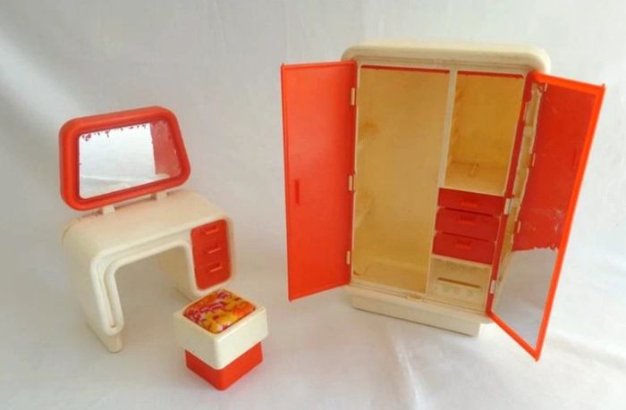 Dressing barbie mattel vintage bedroom 1977 - photo numéro 9