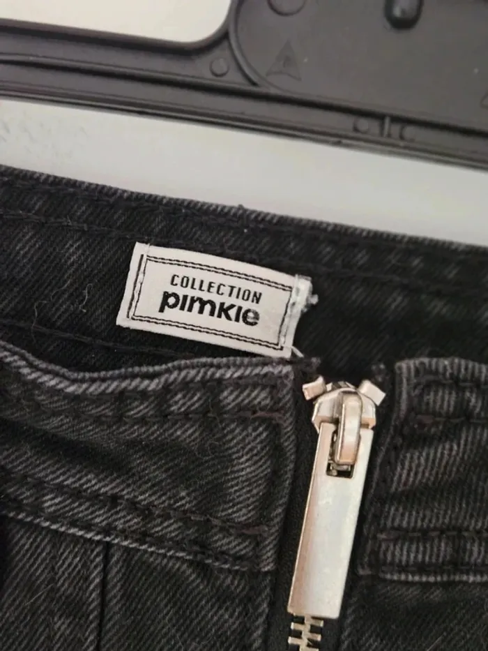 Mini-jupe en jean noir Pimkie taille 38 / M - photo numéro 2
