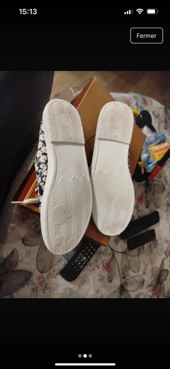 Chaussures fleuries 39 - photo numéro 3