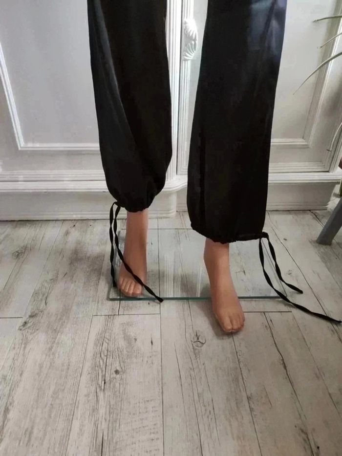 Pantalon large type satin T36 - photo numéro 3