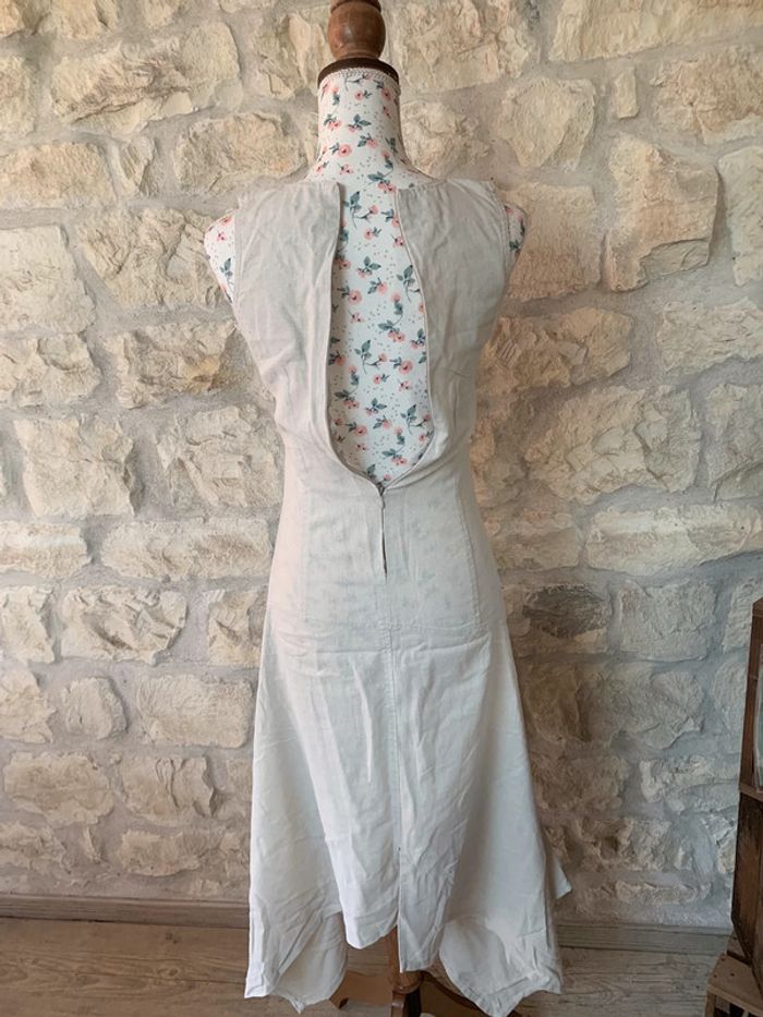 Joli robe longue asymétrique Mim taille 38 - photo numéro 3