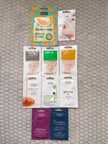 Lot de 10 masques pour le visage