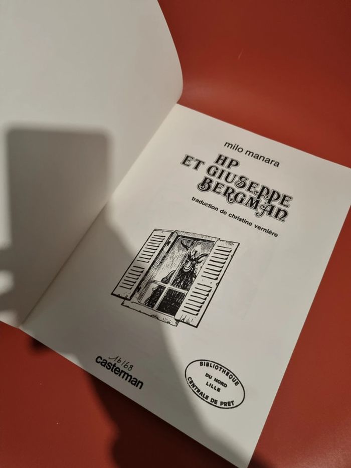 bd HP et Giuseppe bergman de Milo Manara - photo numéro 6