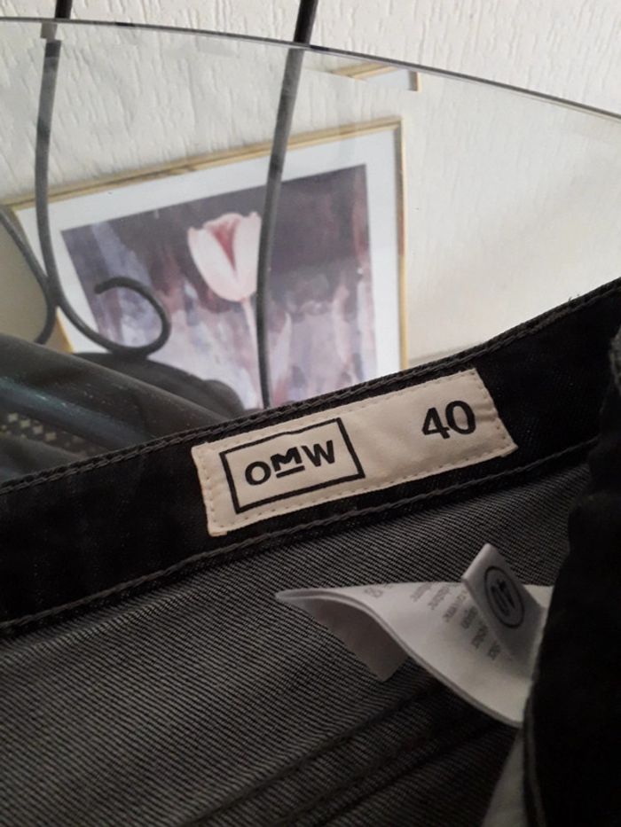 Pantalon slim fit noir neuf OMW - photo numéro 2