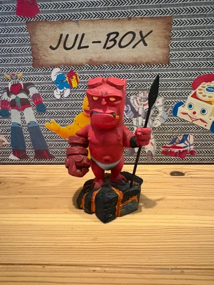 Electric Tiki Hellboy Junior Figurine Résine n°348/500 2005 Mike Mignola - photo numéro 2