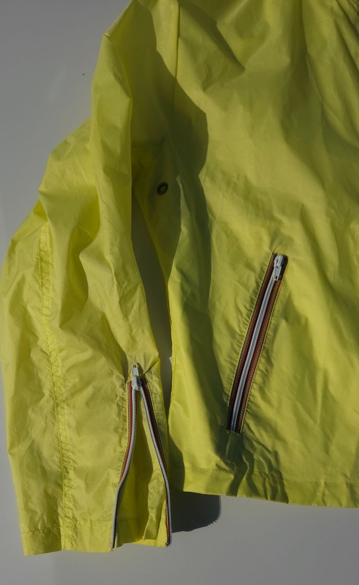 K-Way vintage jaune enfants taille L - photo numéro 10