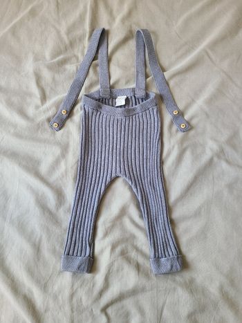 Salopette H&M maille côtelée 6-9 mois