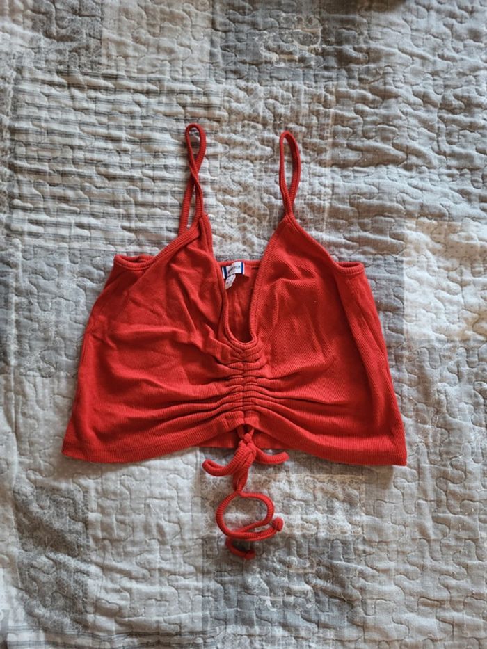 Top court rouge jennyfer taille S