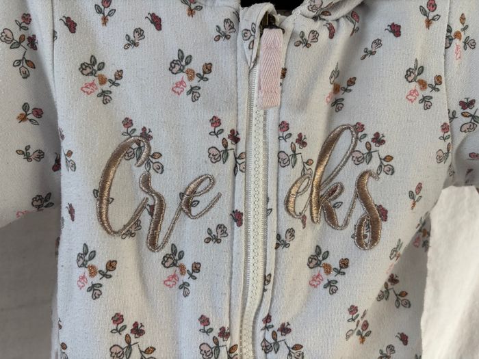 Veste doublée blanche à fleure, Creeks, 2 ans - photo numéro 2