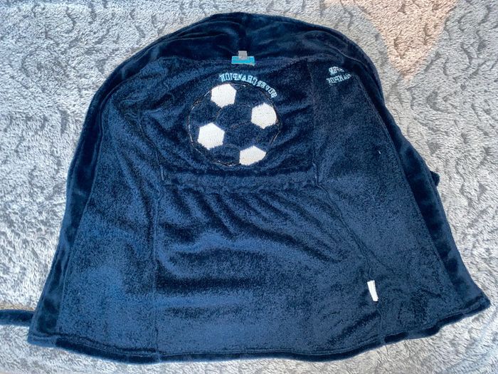 Robe de chambre / peignoir en polaire motif foot - 8 ans - photo numéro 5