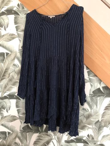 Robe courte ou tunique bleue et argentée Best Mountain