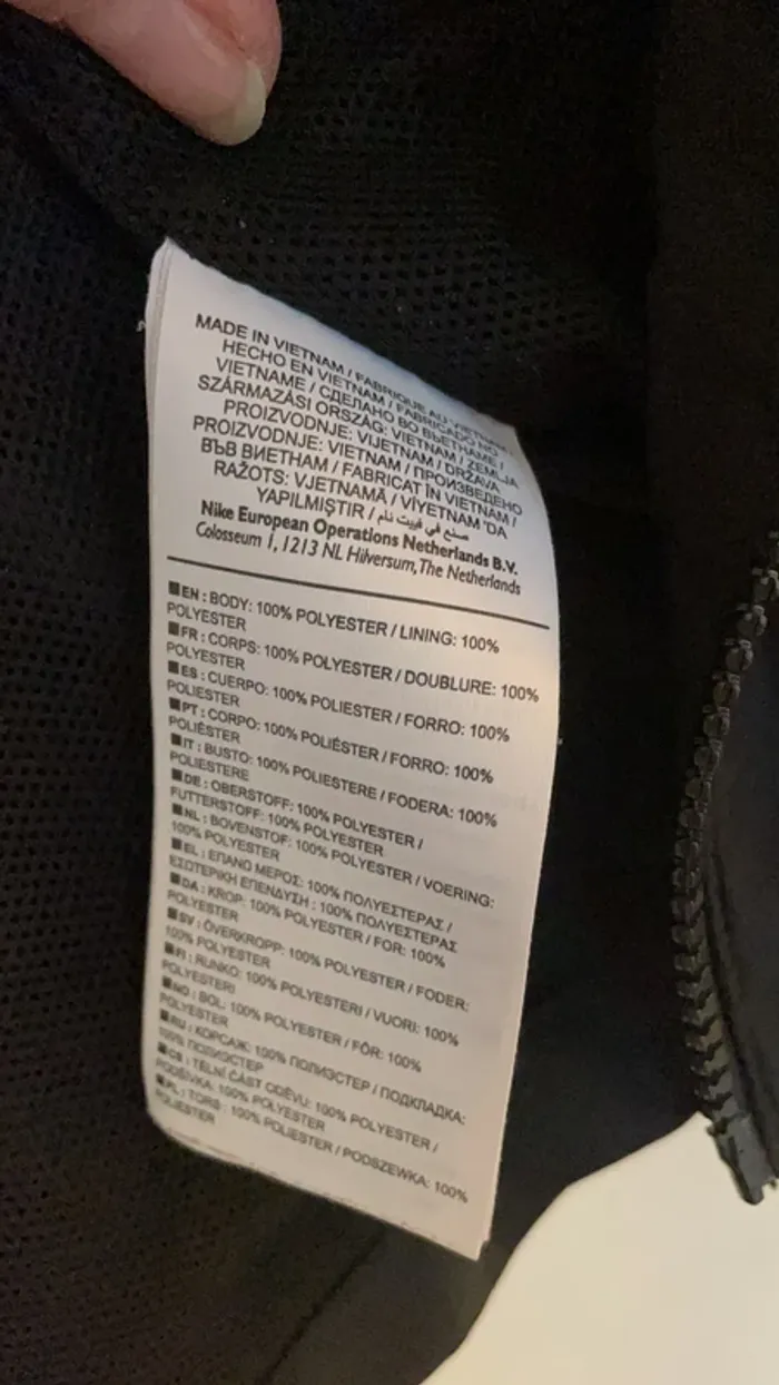 Veste de sport Nike noire - photo numéro 5