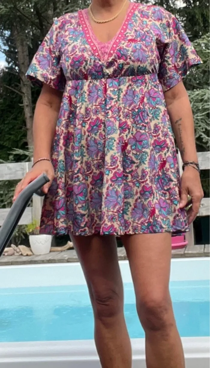 Jolie robe fluide plage ou ville ipanima taille s-m tbeg - photo numéro 3