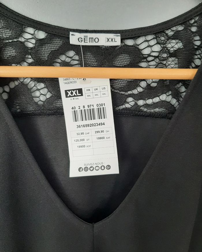 petites robe noire Gémo noir taille XXL - photo numéro 2