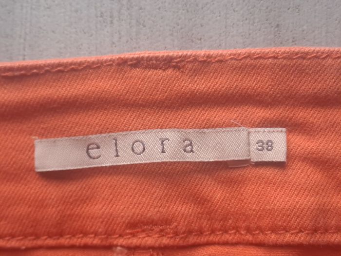 Jean Orange Elora Taille 38 - photo numéro 5