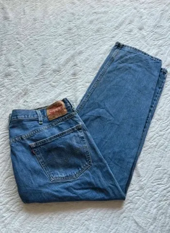 Jeans homme Levi’s 550 Relaxed fit droit large W44 (54/3XL) bleu classique y2k 2000s