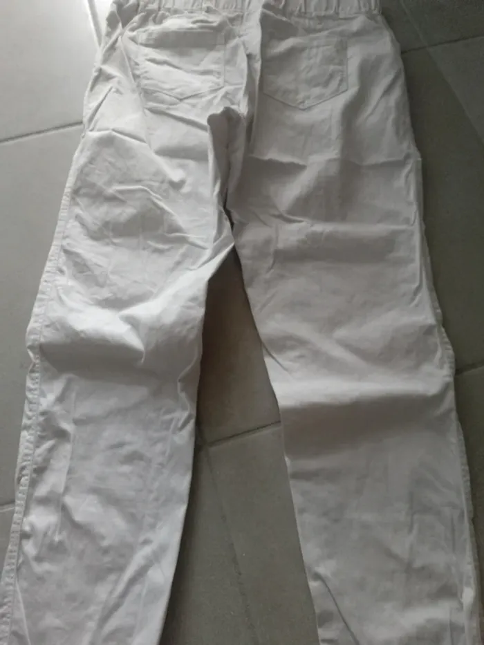 Pantalon blanc taille 40 - photo numéro 3