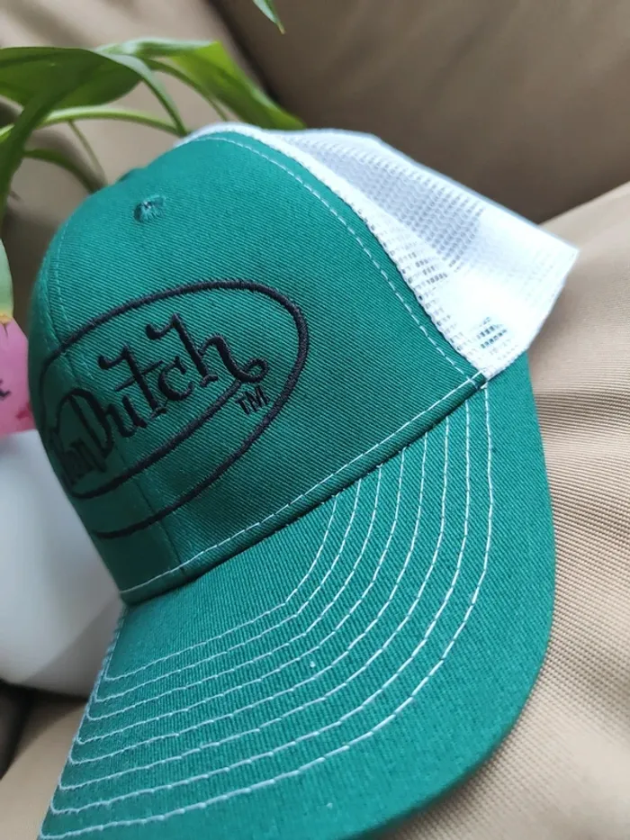 Casquette Trucker Von Dutch verte - photo numéro 2